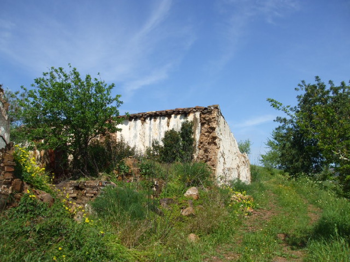 Nice plot with big ruin and wide country views