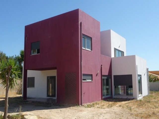 South-facing, modern design villa with gorgeous sea views near Tavira