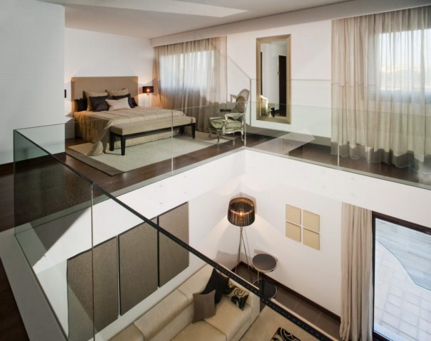 Contemporary 1-bedroom duplex apartments near the Golf 
