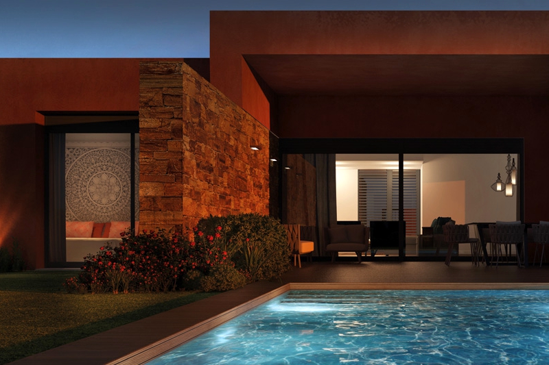 Contemporary, new built Villas overlooking the Fairway 